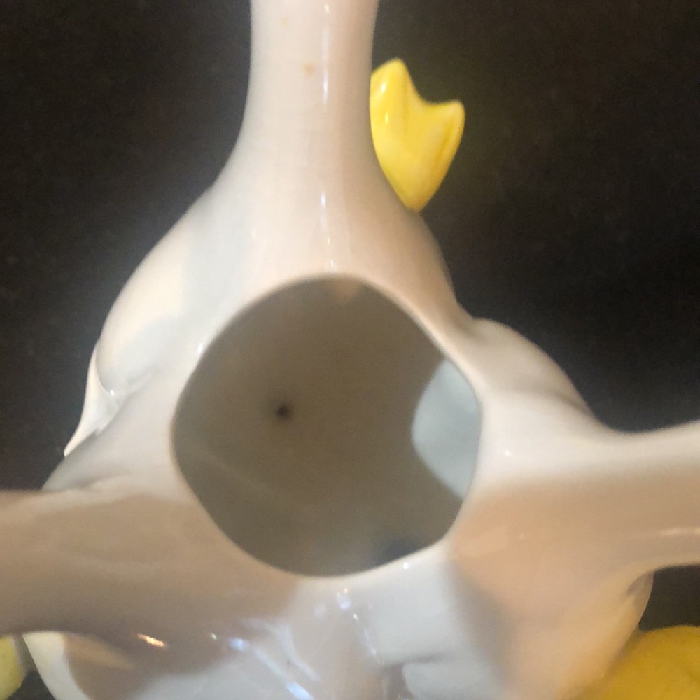 Dancing ducks vase - FITZ & FLOYD - Picture 2 of 3